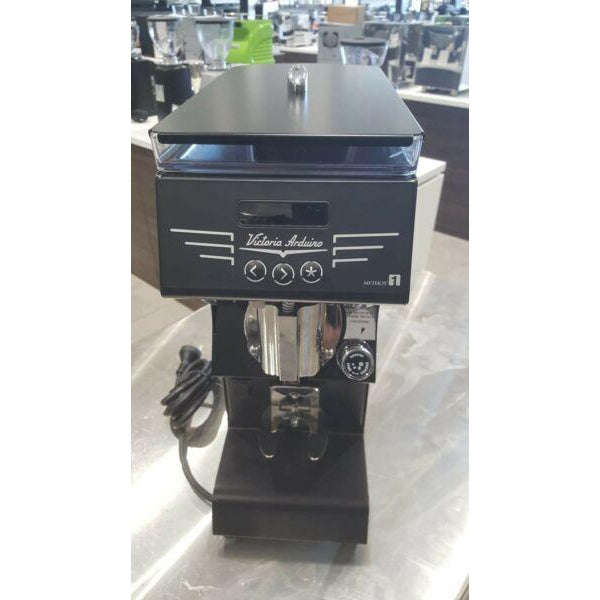 As New Mythos One In Black Commercial Coffee Bean Espresso Grinder