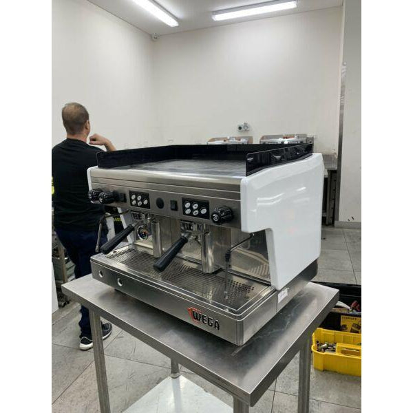 Immaculate High Cup Wega 2 Group Commercial Coffee Machine