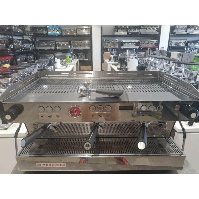 As New 3 Group La Marzocco PB Commercial Coffee Machine Chrome
