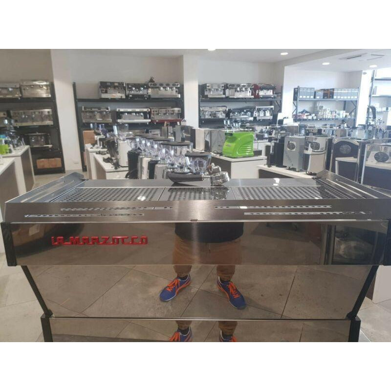 As New 3 Group La Marzocco PB Commercial Coffee Machine Chrome