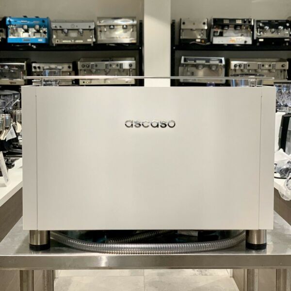 Brand New Ascaso Barista T white Timber Commercial Coffee Machine