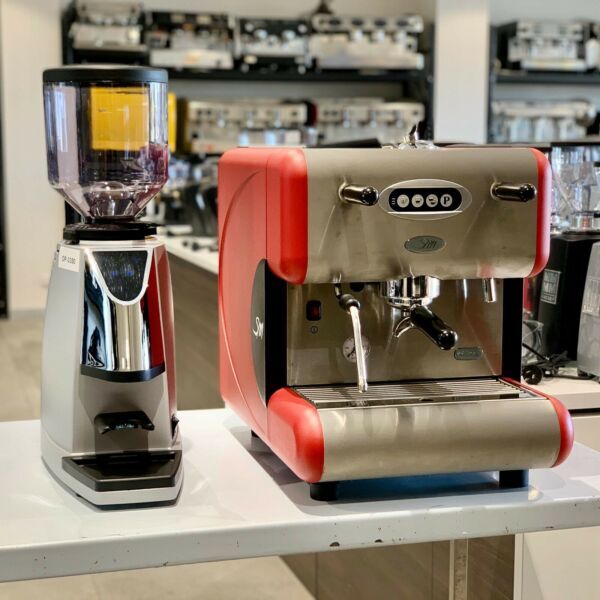 Ex Demo One Group Commercial Coffee Machine & Electronic Grinder Package