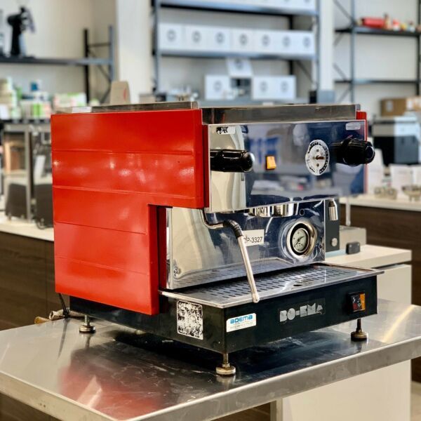 Cheap One Group Boema Commercial Coffee Machine In Red
