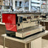 As New 3 Group La Marzocco Linea Ferrari Red Commercial Coffee Machine