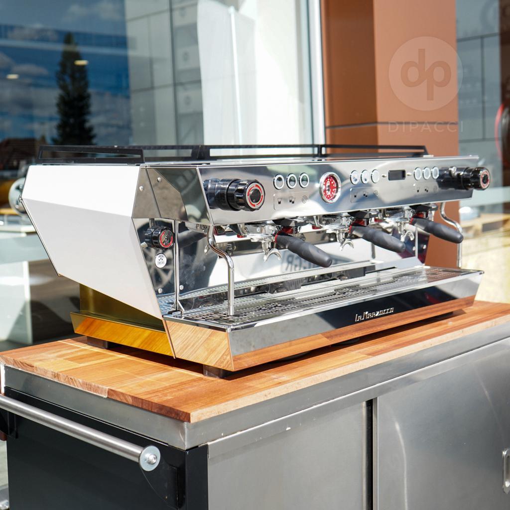 La Marzocco Brand New Custom La Marzocco KB90 White & 24 Carat Gold