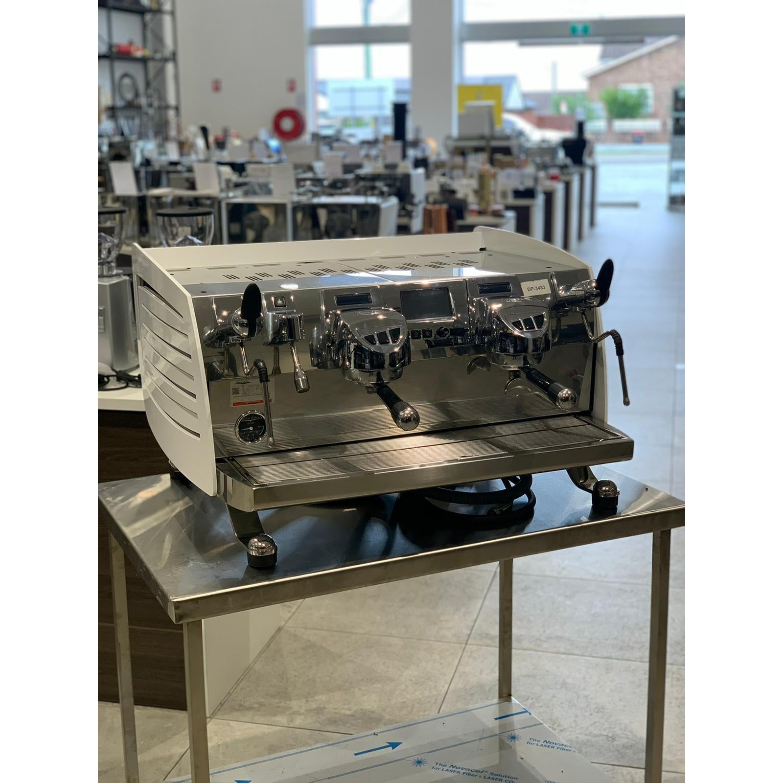 Immaculate 2 Group Late model black Eagle Commercial Coffee Machine