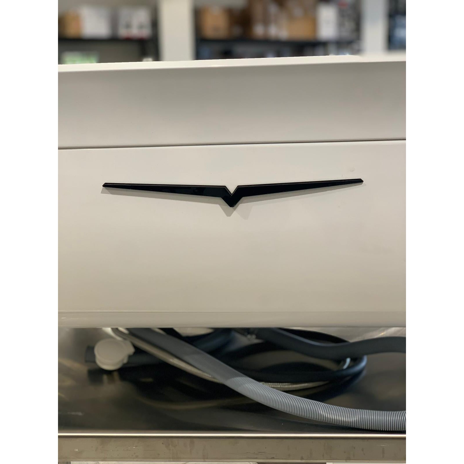 Immaculate 2 Group Late model black Eagle Commercial Coffee Machine
