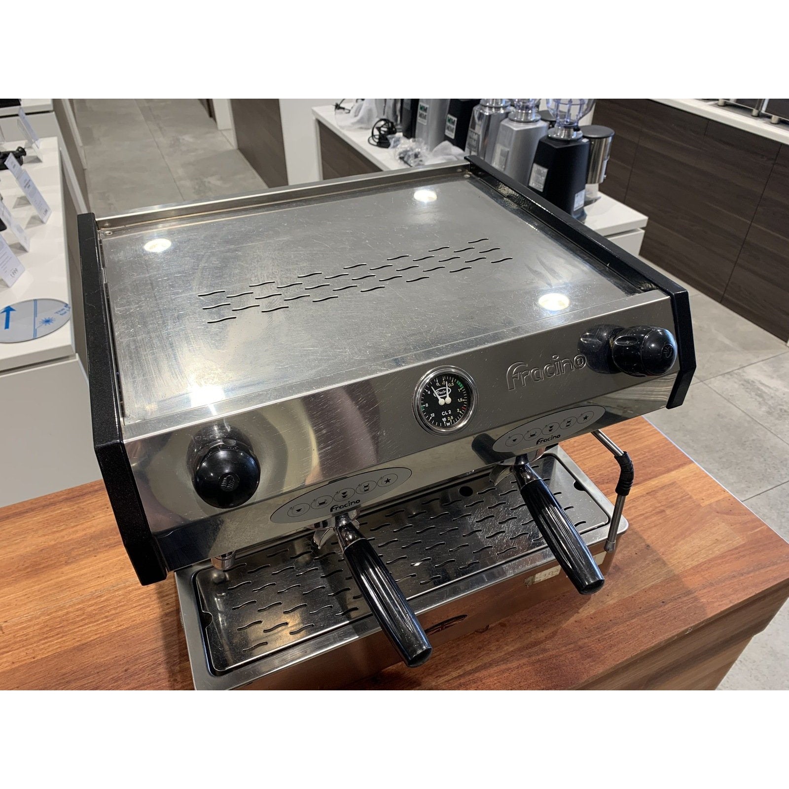 2016 Francio 15 amp 2 Group (Black) Coffee Machine