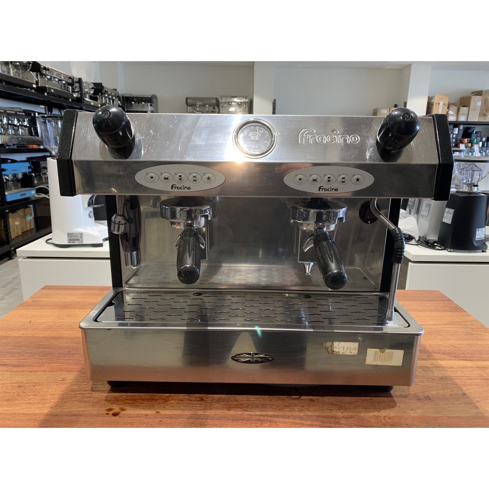 2016 Francio 15 amp 2 Group (Black) Coffee Machine