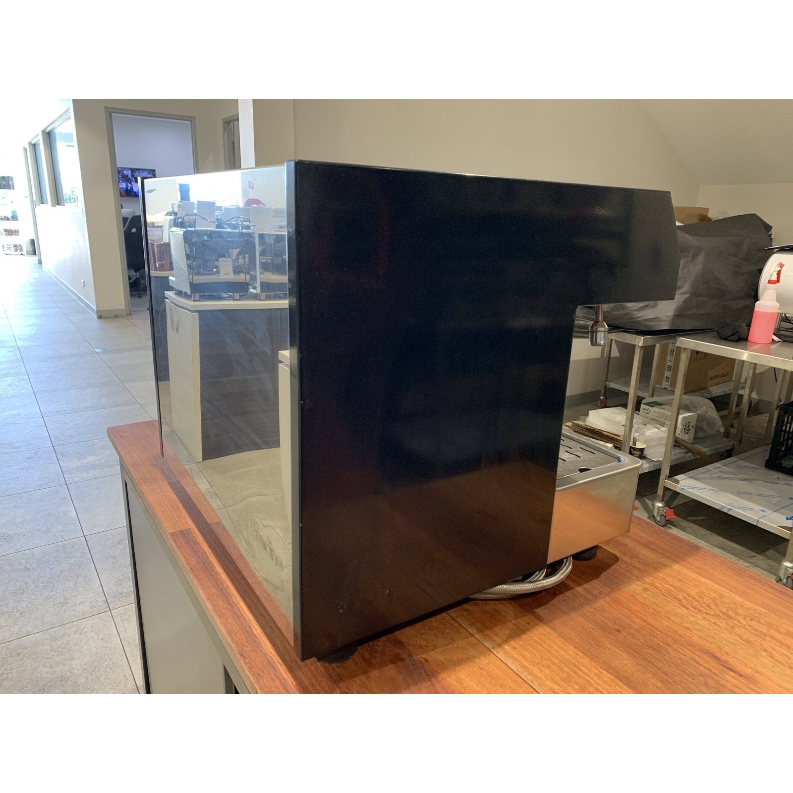 2016 Francio 15 amp 2 Group (Black) Coffee Machine