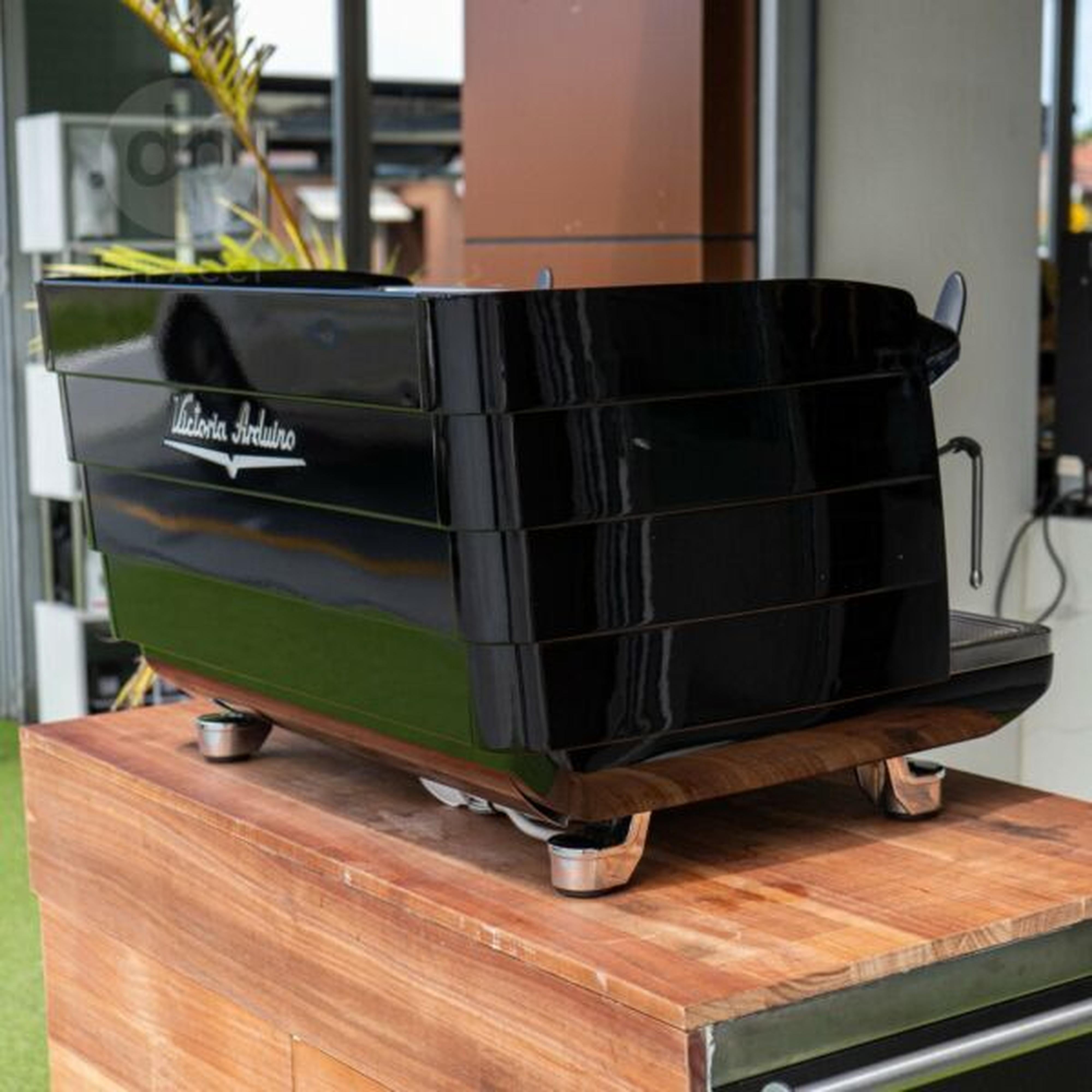 2 Group White Eagle  Custom Jet Black Commercial Coffee Machine