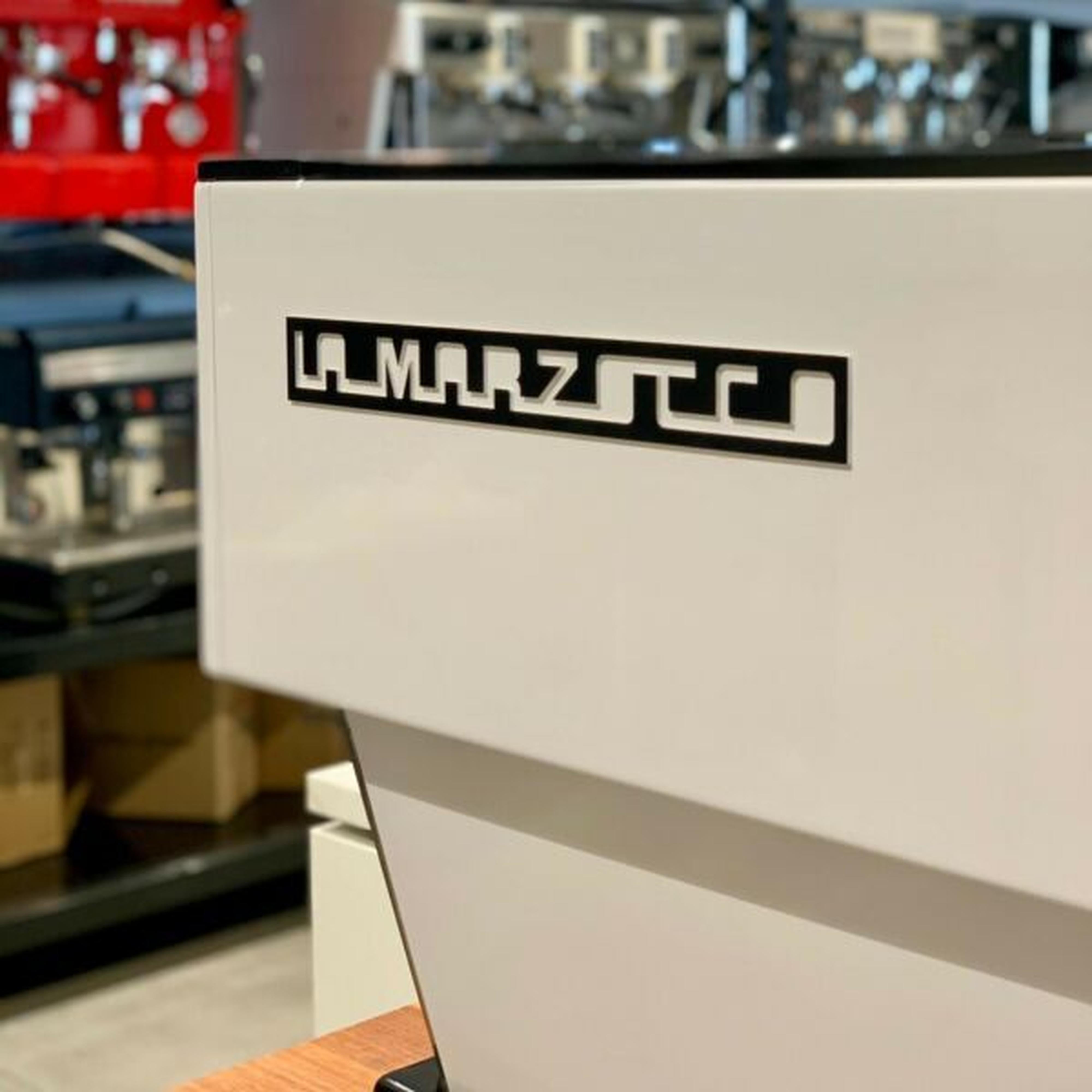 Beautiful Custom White 2 Group Linea AV Commercial Coffee Machine
