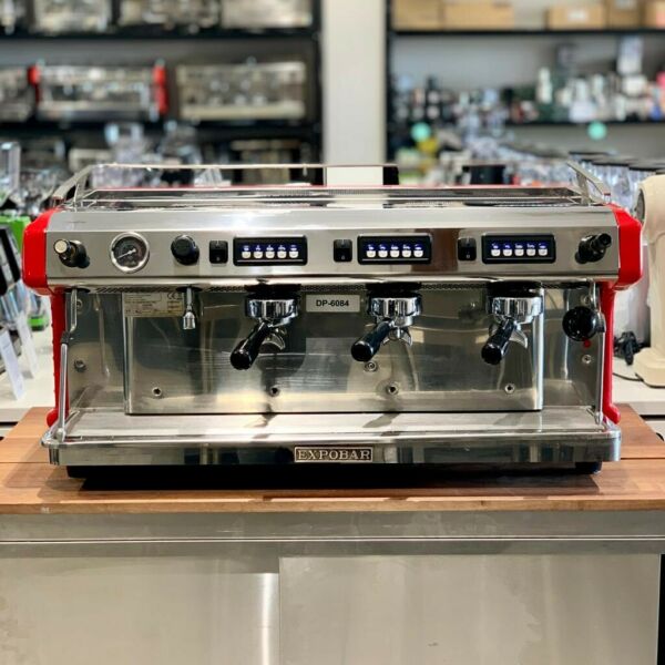 As New 3 Group Expobar Ruggero High Cup Commercial Coffee Machine