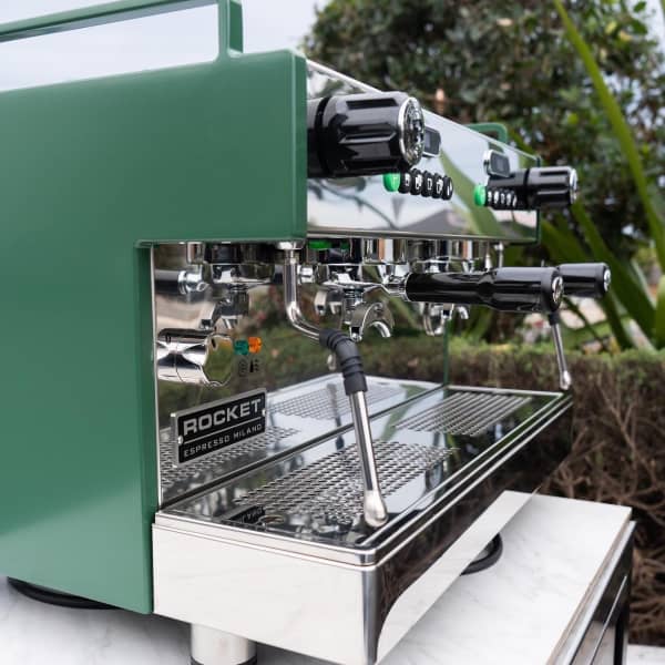 New Custom 2 Group 15 Amp Rocket Boxer Commercial Coffee Machine