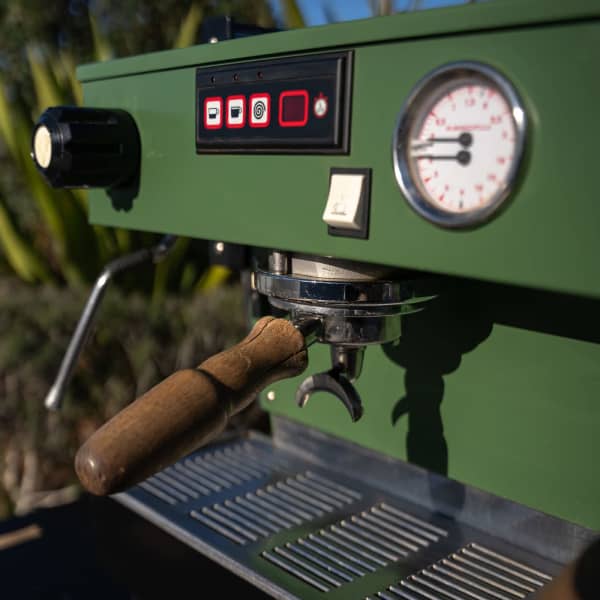 Army Green Custom La Marzocco Linea Commercial Coffee Machine