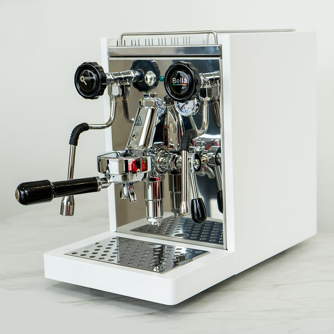 Precision Bella Coffee Machine Custom Painted White