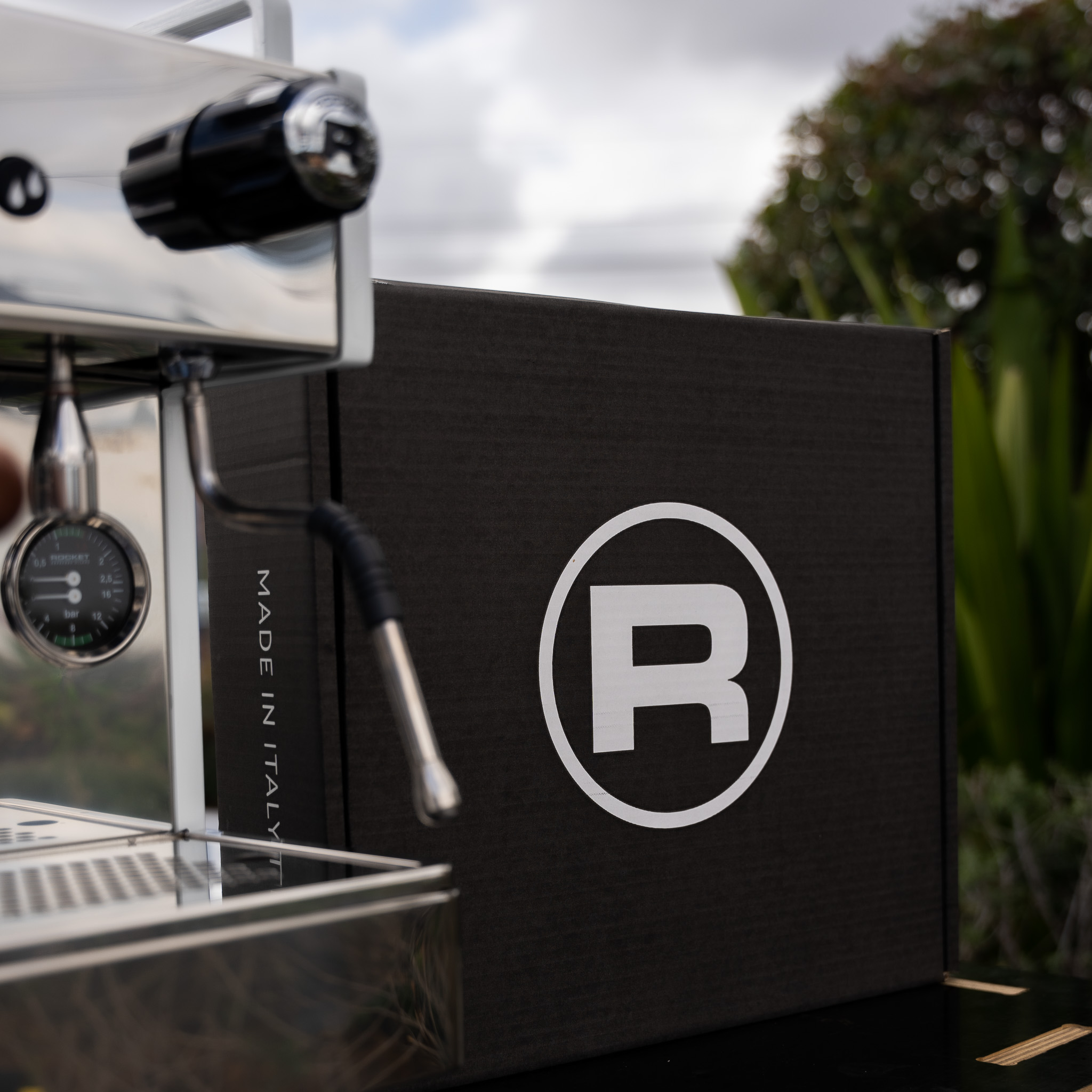 2 Group Rocket Boxer in custom white with Precision Walnut Handles