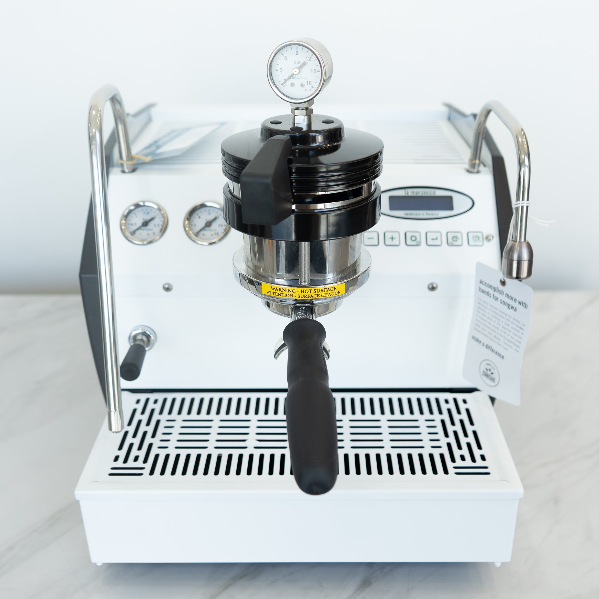 Brand New Custom Gloss White La Marzocco GS3 MP Home Coffee Machine