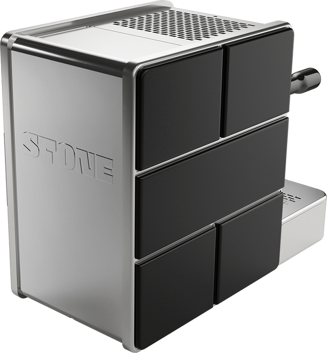 Stone Espresso Mine Black Coffee Machine