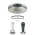 Concept Art Coffee Tamper Base 55mm Stainless Flat - Concept-Art