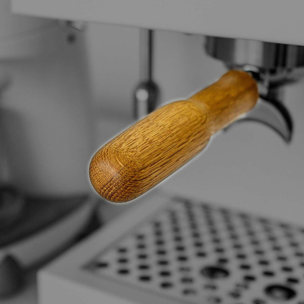 Timber Steam Lever & Portafilter Handle Kit For Bellezza Bellona  - Specht American Oak