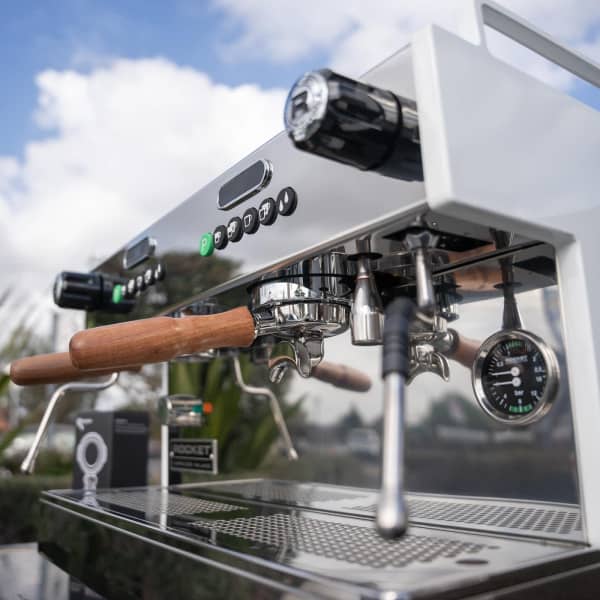 Brand New 2 Group Custom Rocket Boxer Commercial Coffee Machine