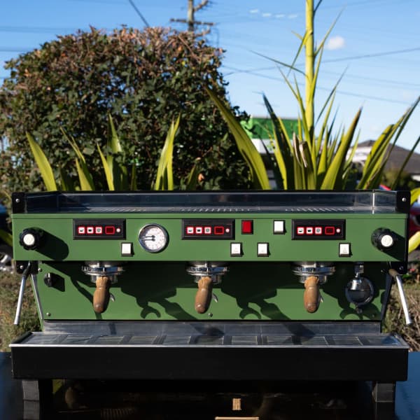 Army Green Custom La Marzocco Linea Commercial Coffee Machine