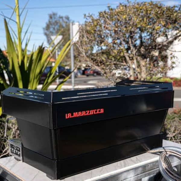 3 Group Used La Marzocco Linea PB In Black Commercial Coffee Machine