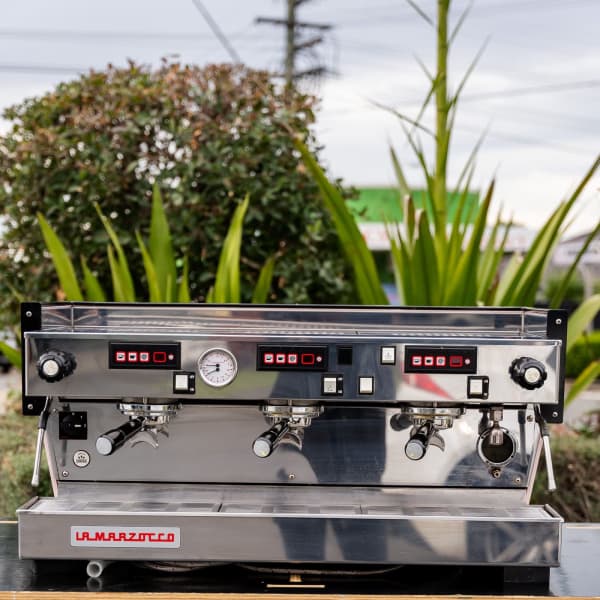 Pale Pink La Marzocco Linea With Shot Timers Commercial Coffee Machine