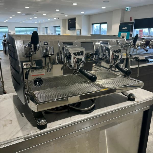 Immaculate Used 2 Group Victoria Arduino Black Eagle Coffee Machine
