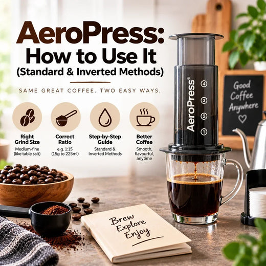 AeroPress: How to Use It (Standard & Inverted)