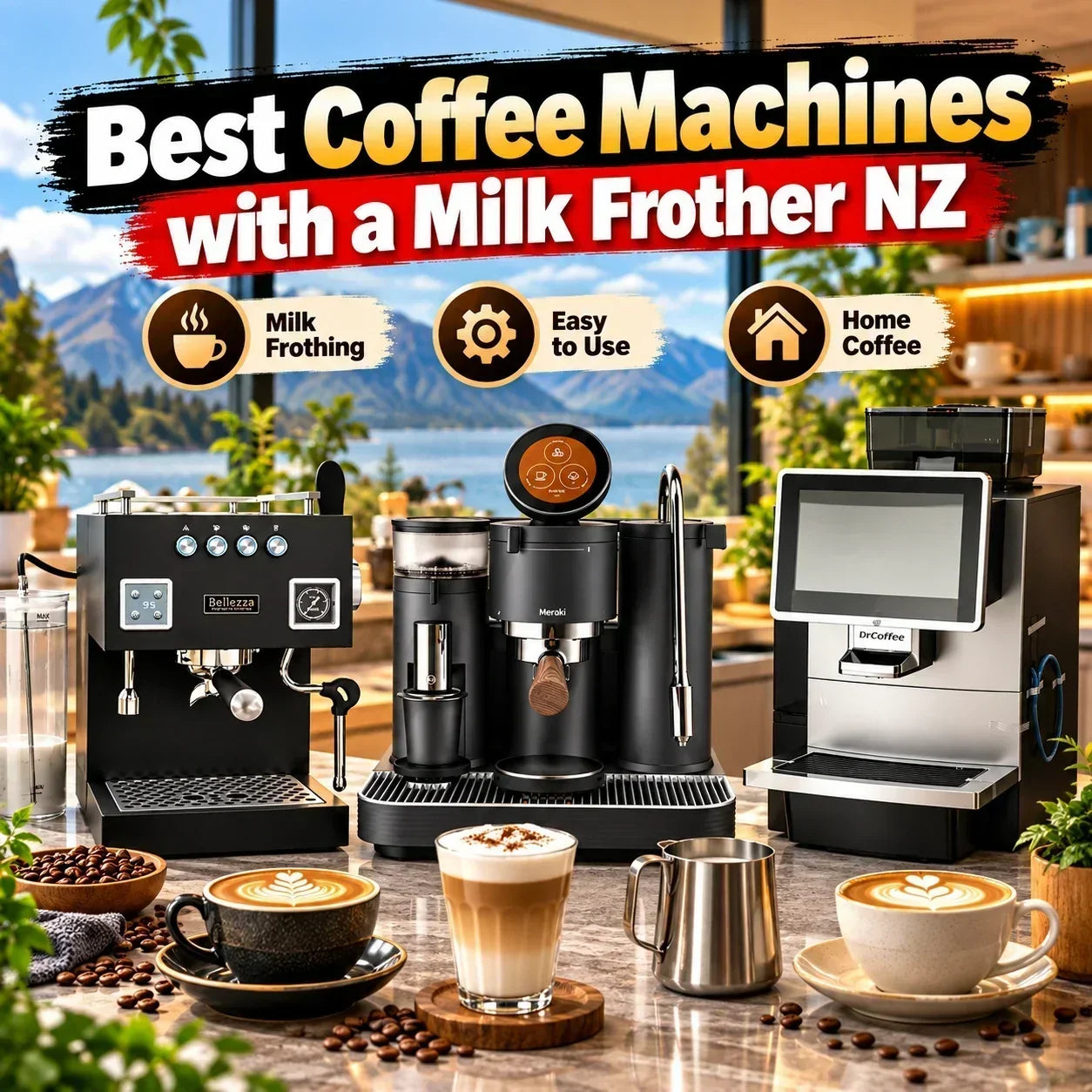 Best Coffee Machines with a Milk Frother NZ