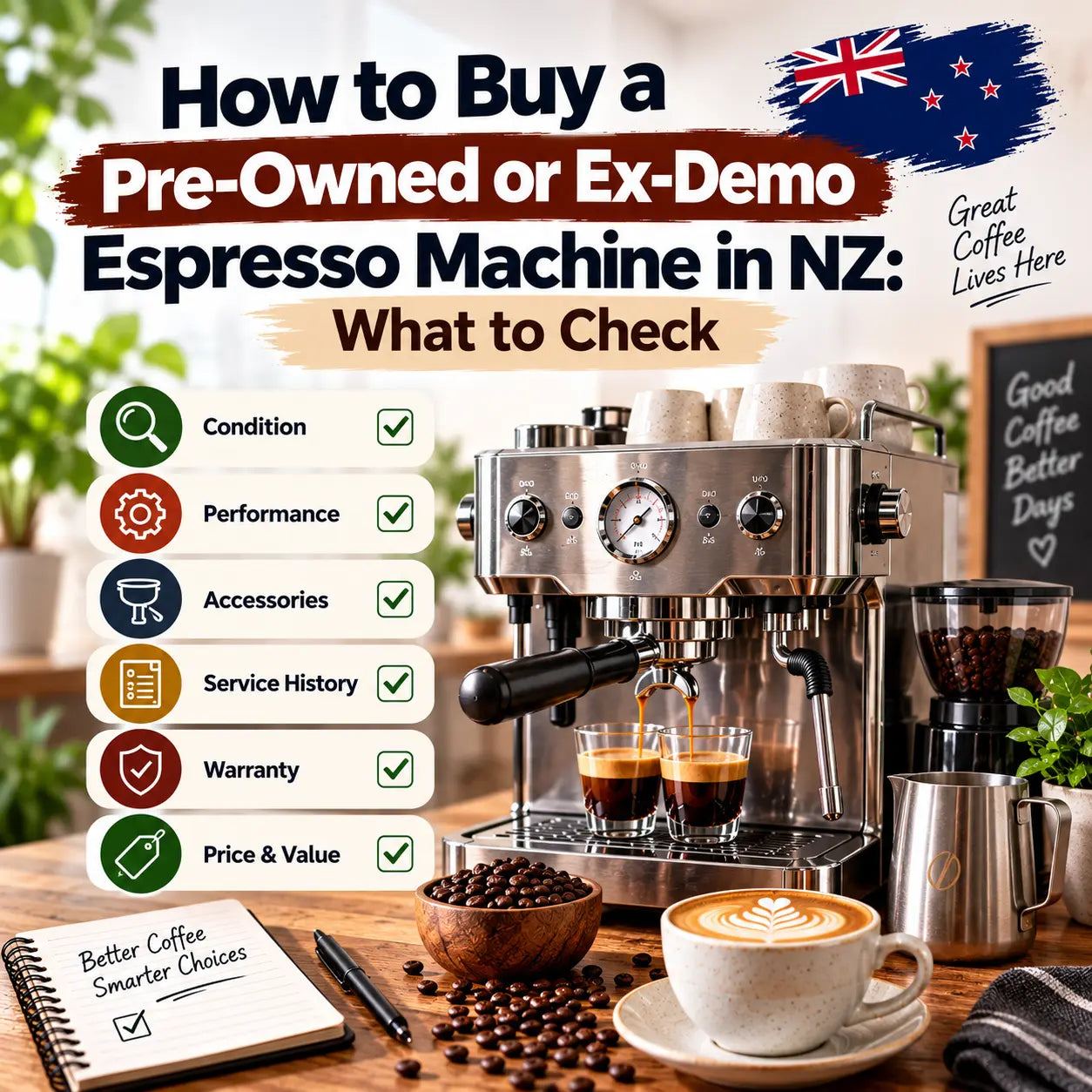 Pre-Owned Espresso Machine: What to Check