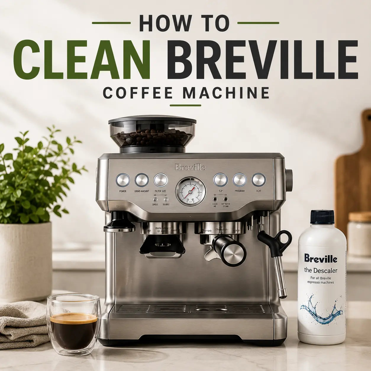 How to Clean a Breville Coffee Machine
