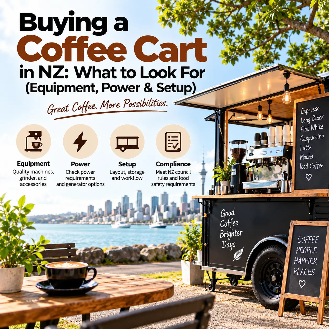 Buying a Coffee Cart NZ: What to Look For