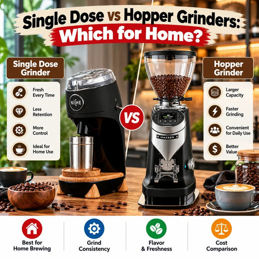 Single Dose vs Hopper Grinders: Which Is Right for Home?