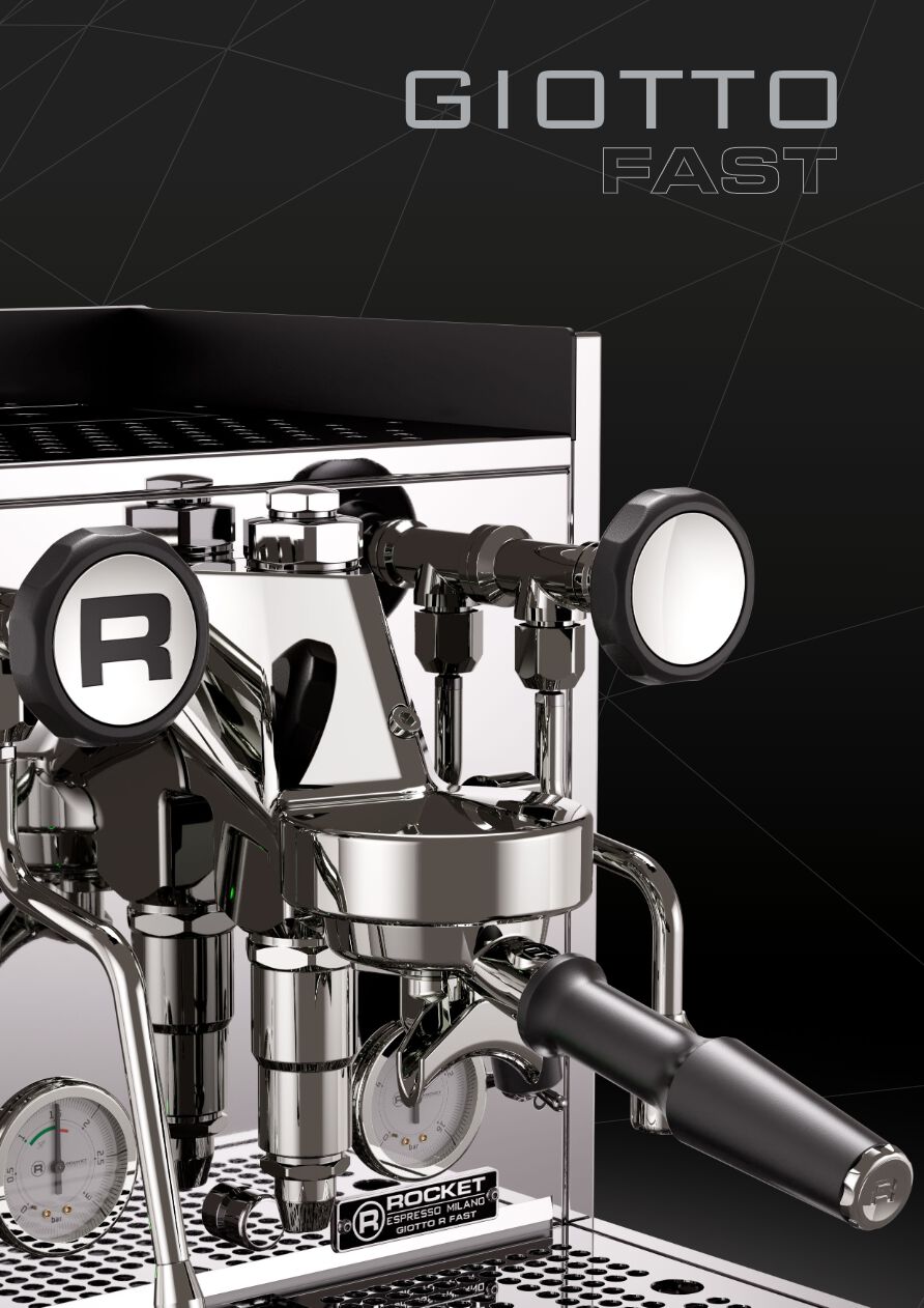 Rocket Giotto R Fast Espresso Machine Black