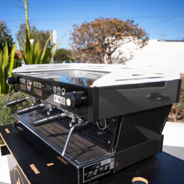 Custom Audi Gray 3 Group La Marzocco PB USED Commercial Coffee Machine