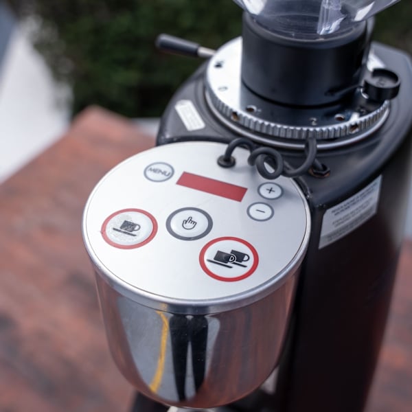 Used Robur E Black Tall Coffee Grinder,New Blades,Excellent Condition