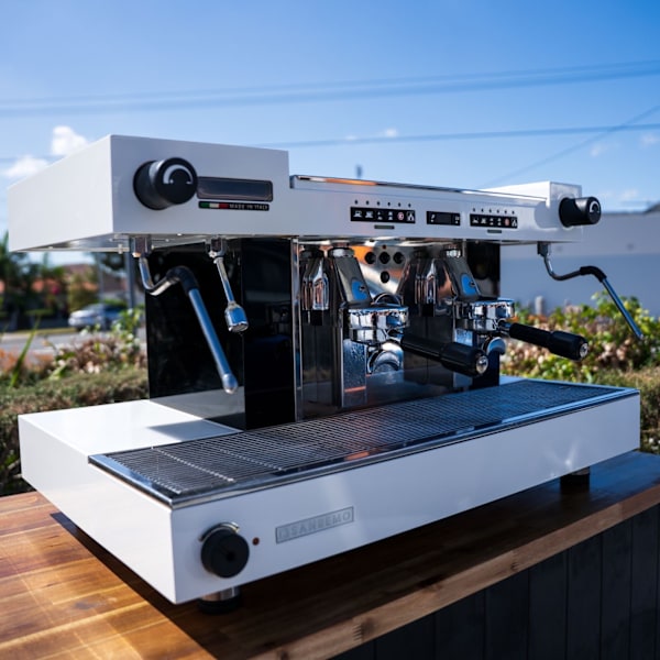 Pre-Loved Sanremo ROMA – 2 Group Multiboiler Commercial Coffee Machine