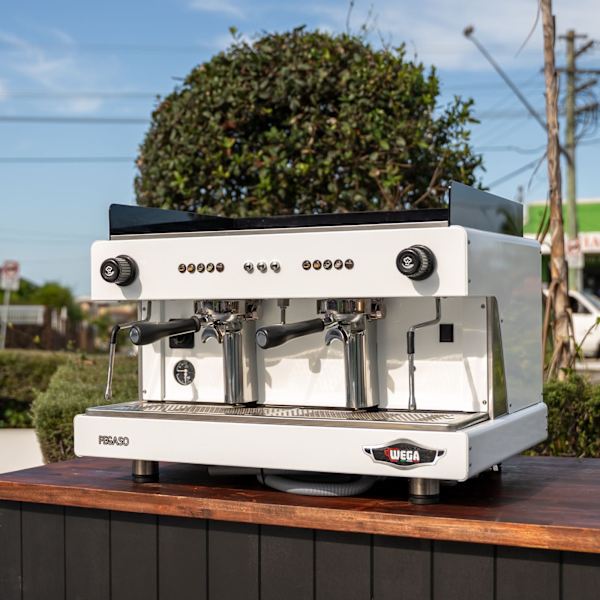 Pre-Owned Wega Pegaso 2 Group Coffee Machine – Custom White – New Touchpad Model