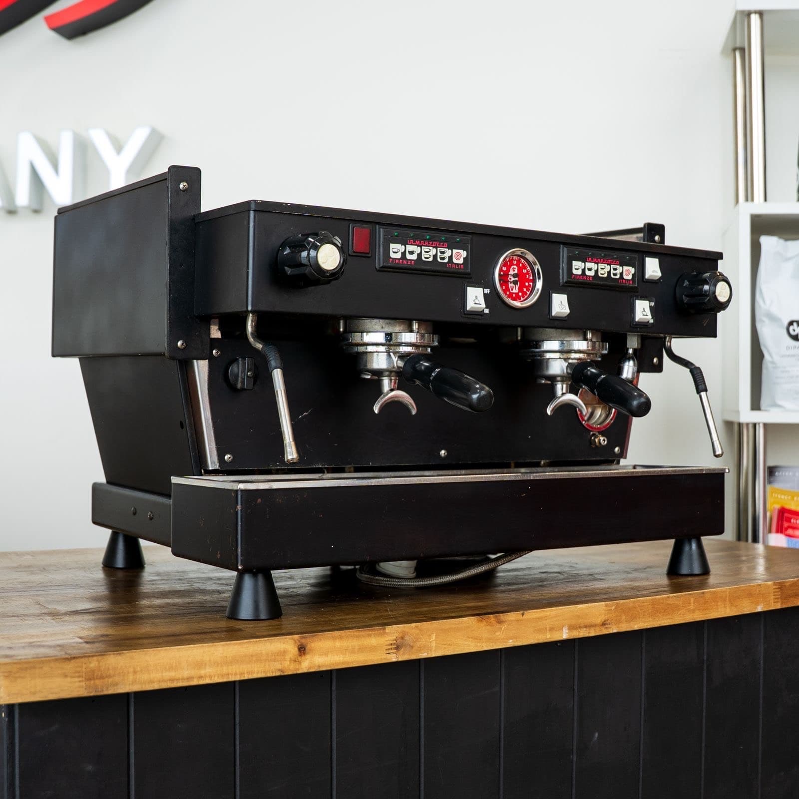 Custom Black La Marzocco Linea AV 2 Group Espresso Machine Service