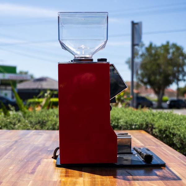 Ex-Demo Eureka XL Coffee Grinder – Red | Rubber Mat Kit | As New