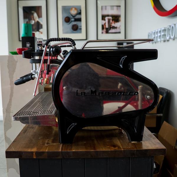 La Marzocco Strada MP 3 Group Espresso Machine Custom Apricot Pink