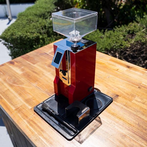 Ex-Demo Eureka XL Coffee Grinder – Red | Rubber Mat Kit | As New