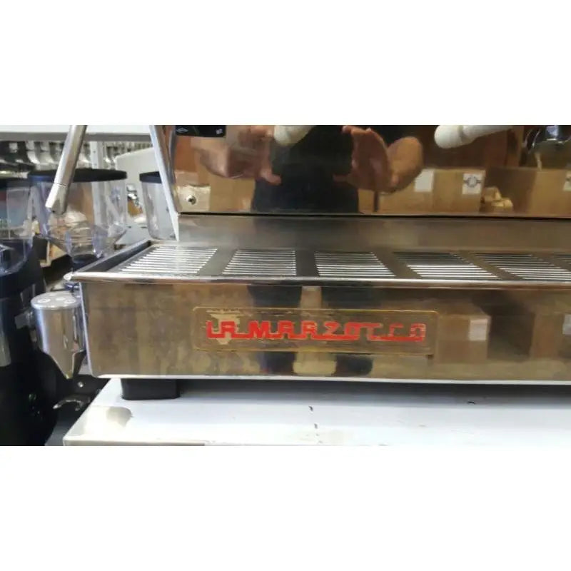 3 Group La Marzocco With Chrono Pads White Commercial Coffee