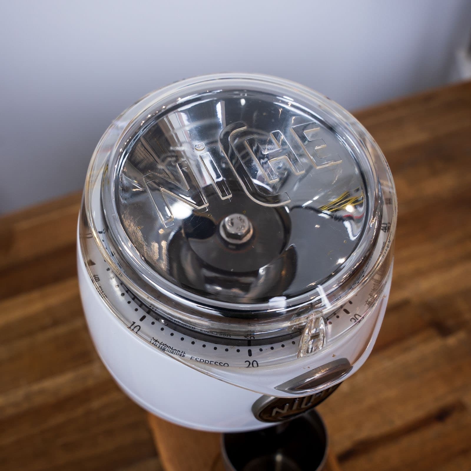 Ex Demo Niche Zero White Single Dose Coffee Grinder