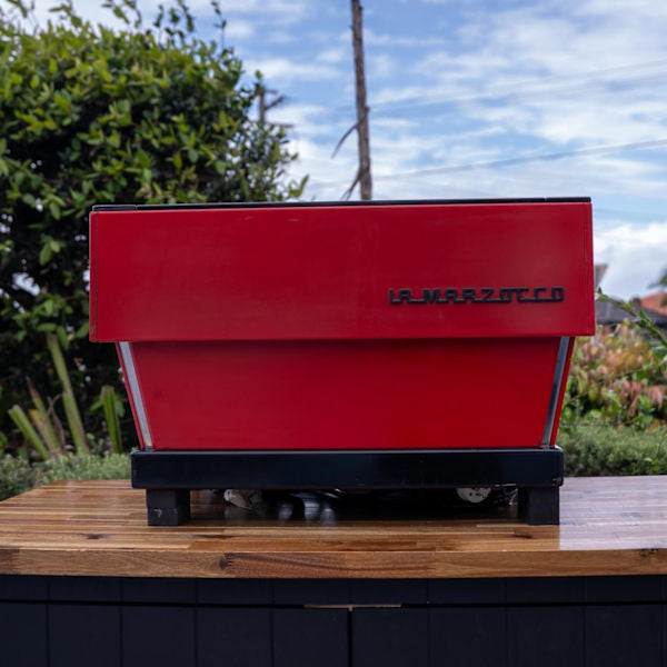 Pre Loved Custom Red 2 Group La Marzocco Linea Av Coffee Machine