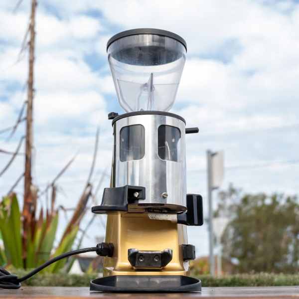 Pre Loved Mazzer Super Jolly Automatic In Gold Espresso Grinder