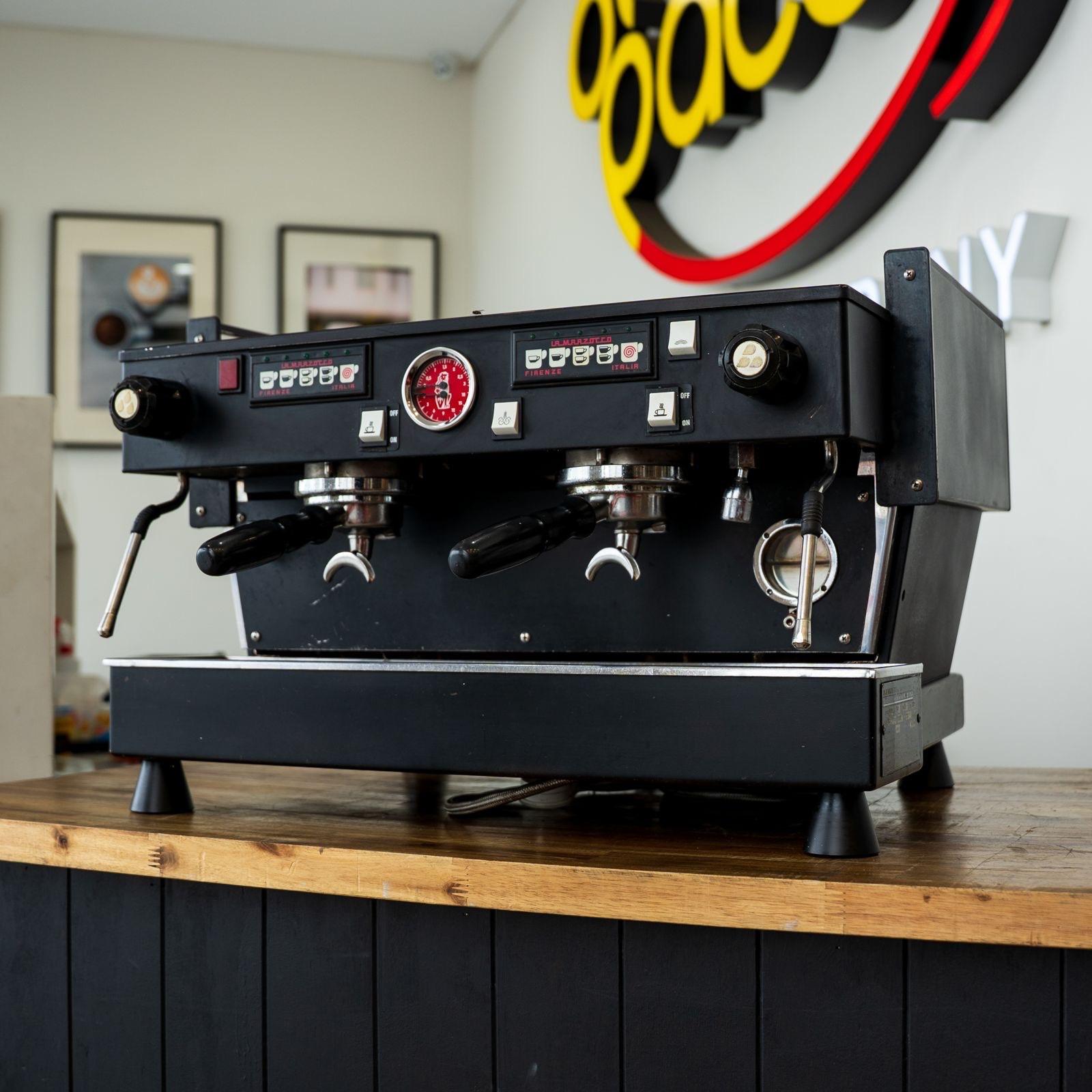Custom Black La Marzocco Linea AV 2 Group Espresso Machine Service